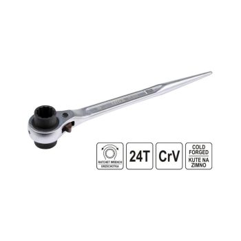 Racsnis állványkulcs 19x22mm / 315mm (YATO)